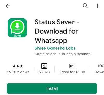 Download Whatsapp Status In Gallery