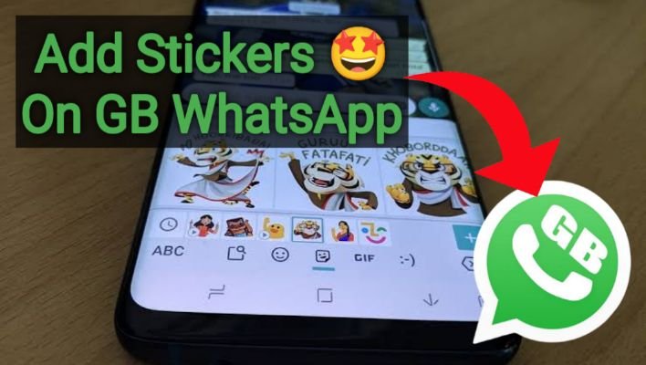 how to add stickers on gb whatsapp 1