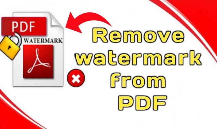 how to remove watermark from pdf 1
